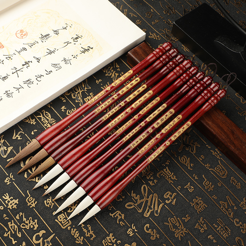 writing brush And cents Langhao Yang Hao student Calligraphy adult Practice Medium and small Italics Yan style Liu body Cursive Set pen