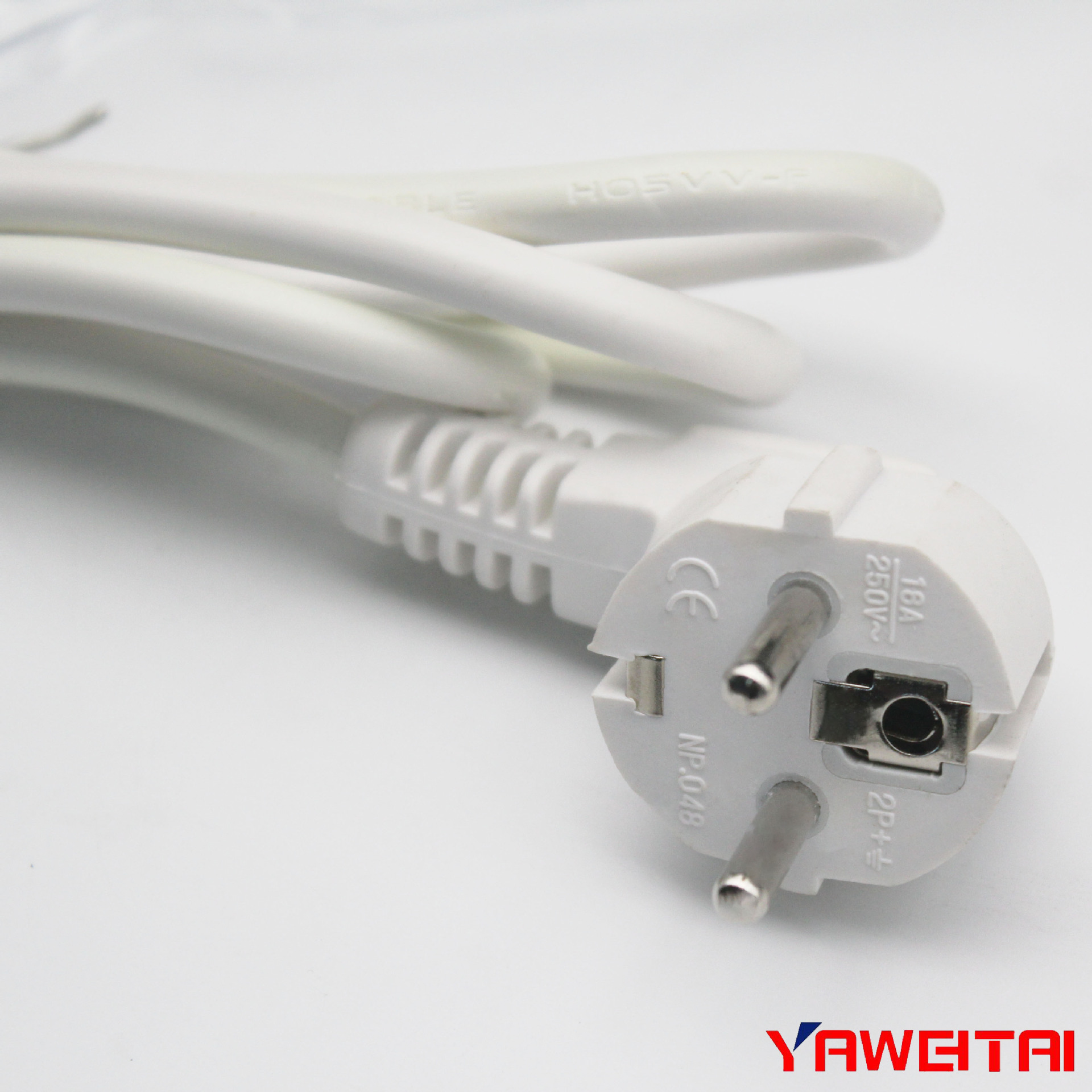 欧式两位/两孔面板排插 俄罗斯专用排插带接地 Schuko插座带电线