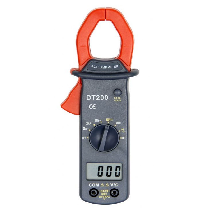 Зажим большого диаметра Амперметр DT200 для кондиционирования воздуха