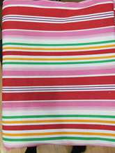 纯棉加厚彩色条纹被里老式粗布床单被夹里被单