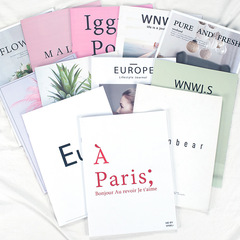 【INS雜誌】拍照道具街拍手拿雜誌畫冊靜物搭配攝影擺件（12頁）