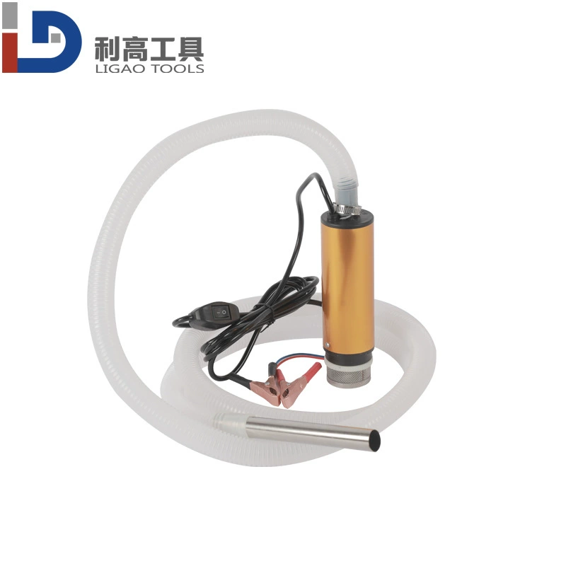 Ebay горячая Распродажа погружной насос из алюминиевого сплава костюм 12 В небольшой масляный насос распределительная Труба Электрический микро масляный насос 51 мм