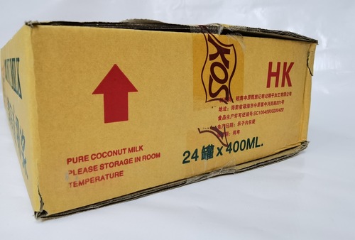 Guangzhou Penghui 8-year-old store supplies Zhen Xiangji KOS Gouda Coconut Milk Coconut Milk 400ml*24g whole piece