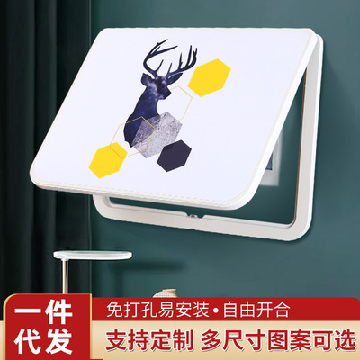 電表箱裝飾畫遮擋電表箱家居裝飾畫 餐廳過道牆畫挂畫 現代簡約