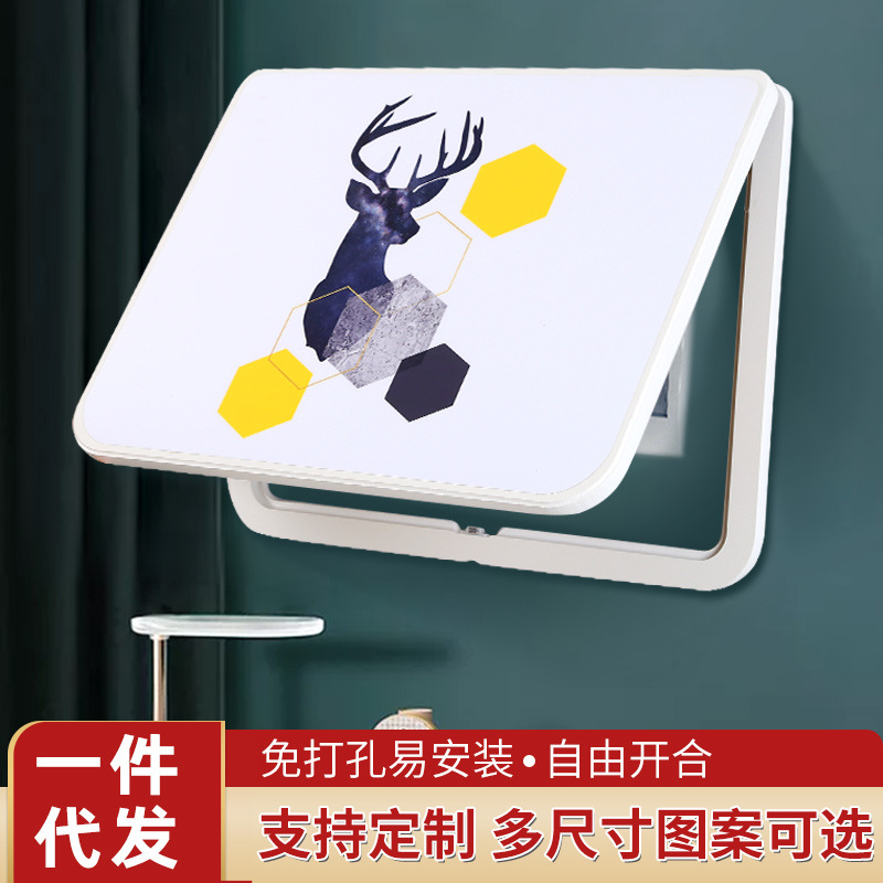 電表箱裝飾畫遮擋電表箱家居裝飾畫 餐廳過道牆畫挂畫 現代簡約