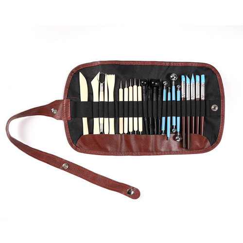 24-piece pottery clay tool set, pottery tools, carving knife set, handmade DIY soft clay carving tools