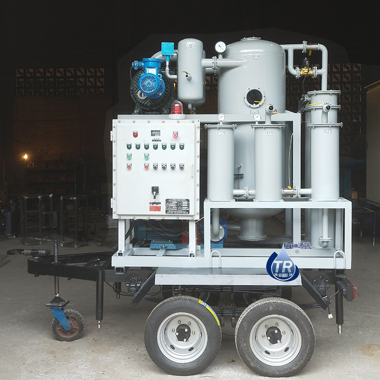 ZJA封闭拖车式双级真空变压器油滤油机注油净化过滤机车载滤油机