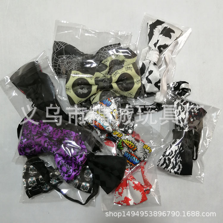 Halloween Ghost Festival pajarita Cosplay horror cráneo sangriento pajarita danza vampiro decoración props