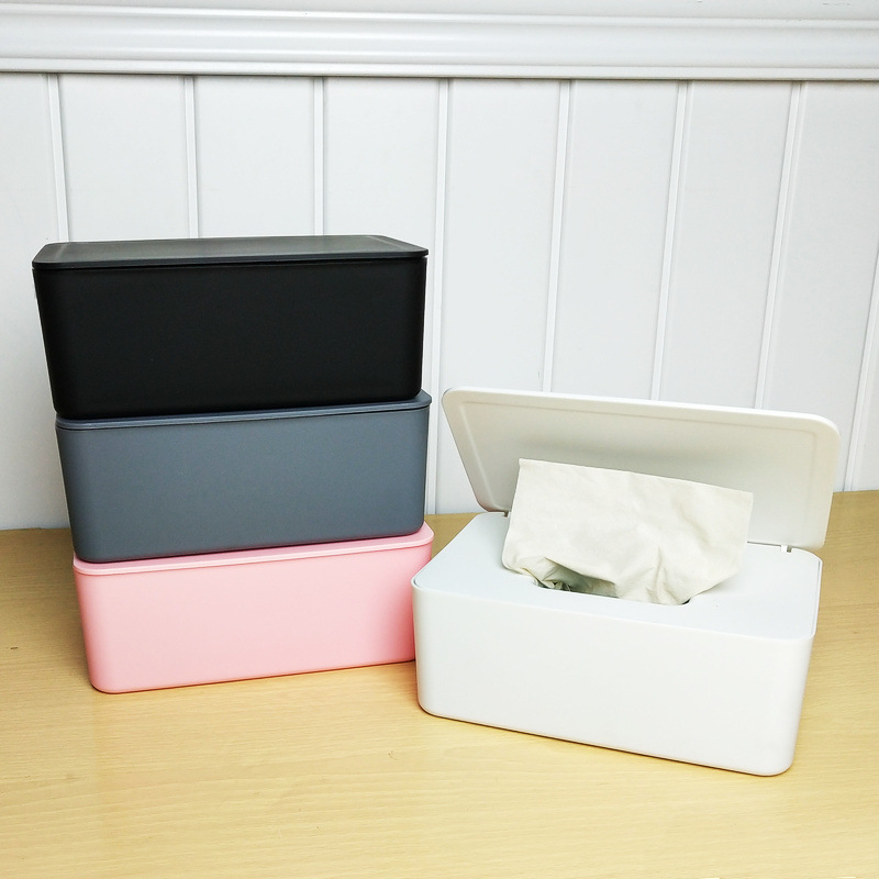 Wholesale Wet Tissue Box Desktop Sealed Wet Tissue Storage Box