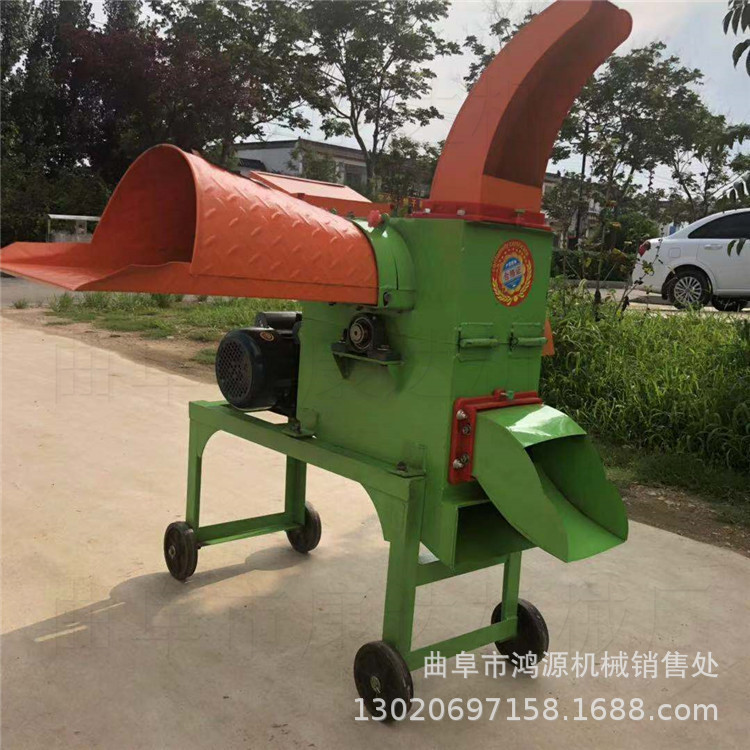 家用青贮饲料铡草机 玉米秸秆粉碎机 畜牧养殖小型铡草机