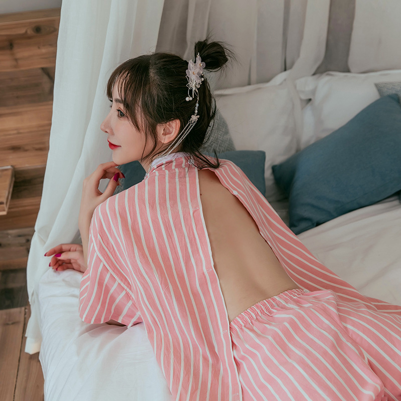 2021新款艾灸服后背开扣理疗SAP按摩养生美容服女男棉