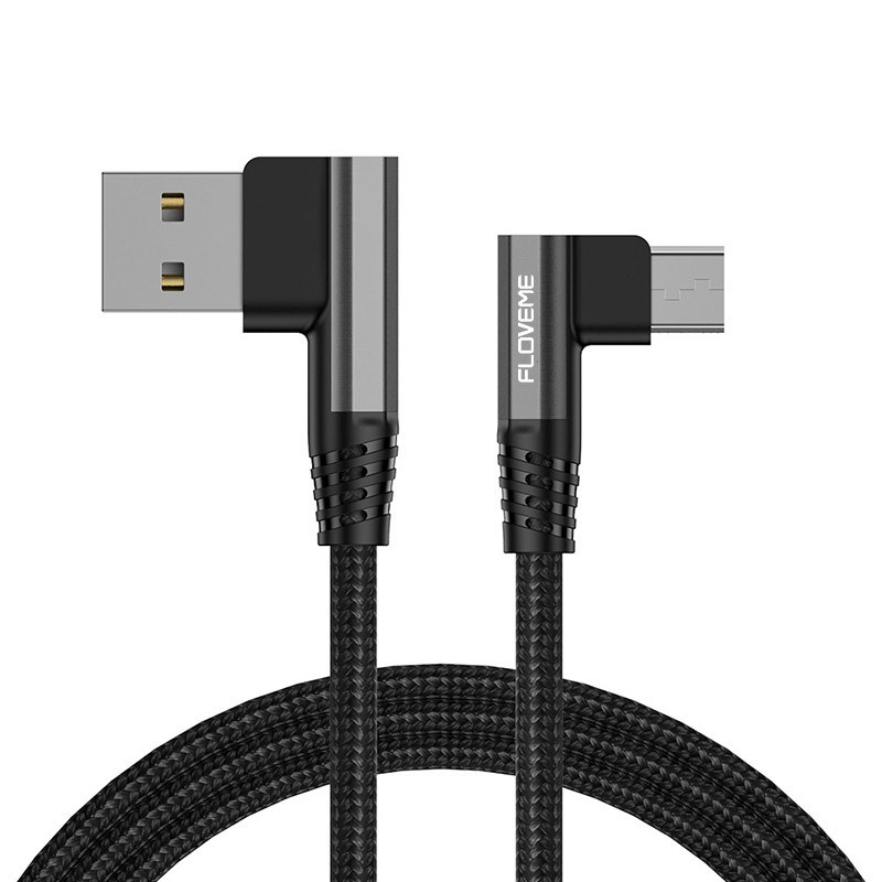 Floweme's new phone woven elbow fast charging data cable_voghion.com