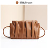 Soft brand phone bag one shoulder, genuine leather, internet celebrity