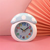 Creative little alarm clock students use children's bedside small mushroom alarm clock personality lazy bedroom watch clock ornaments