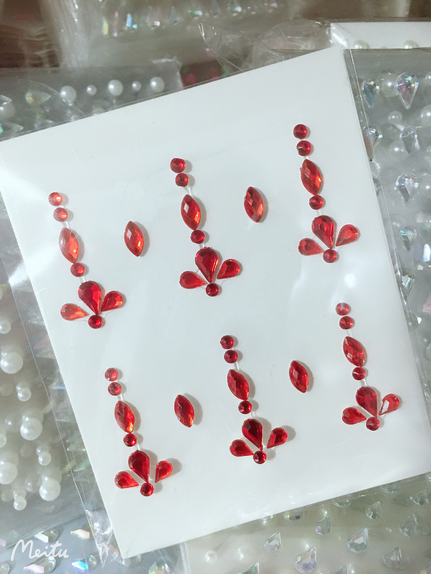Fashion Round Water Droplets Arylic Resin Nail Patches 1 Piece display picture 3