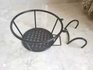 亚马逊拆装挂篮花盒架栏杆护栏小花架家用客厅室内盆栽铁艺花盆架