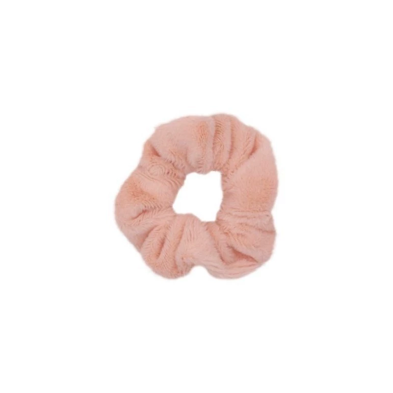 Hair Scrunchie (Brand) Cute Plush Elastic, Soft Fluffy Large-Loop, Multi Colors