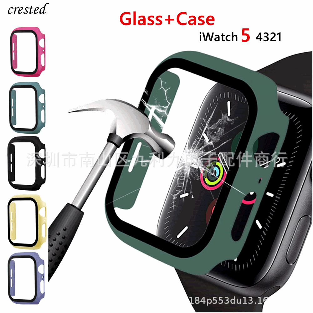 apply Apple Watch case iwatch5 Protective sleeve No. 6 5 4 3 21 Shell one PC Anti dropping shell