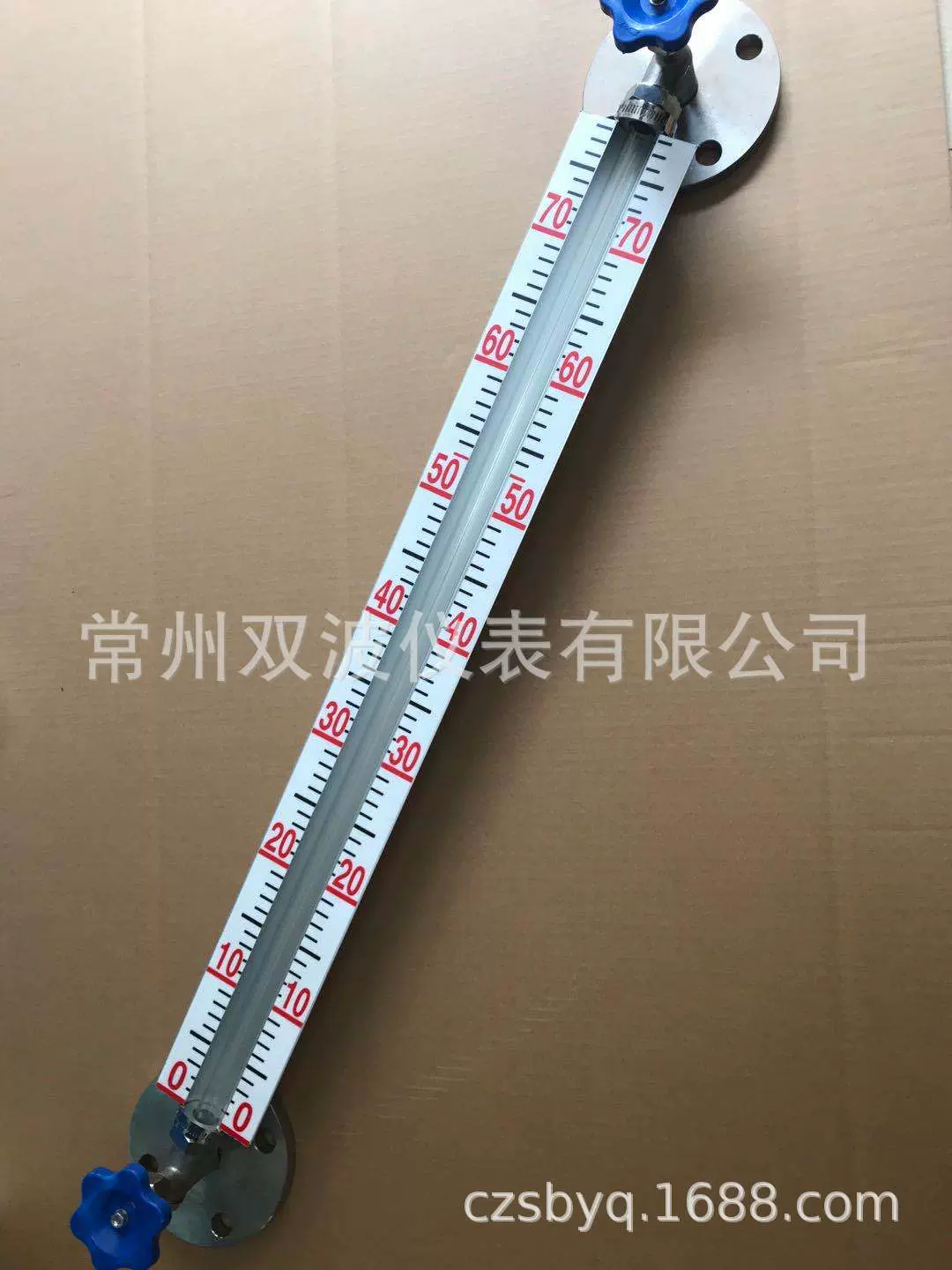 X49W-16P不锈钢塑料PP玻璃管液位计 法兰卡盘快装螺纹液位计厂家