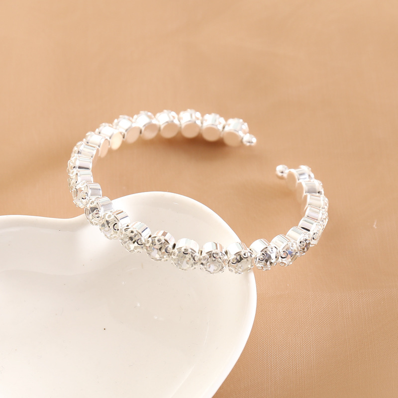 full diamond elastic bracelet
