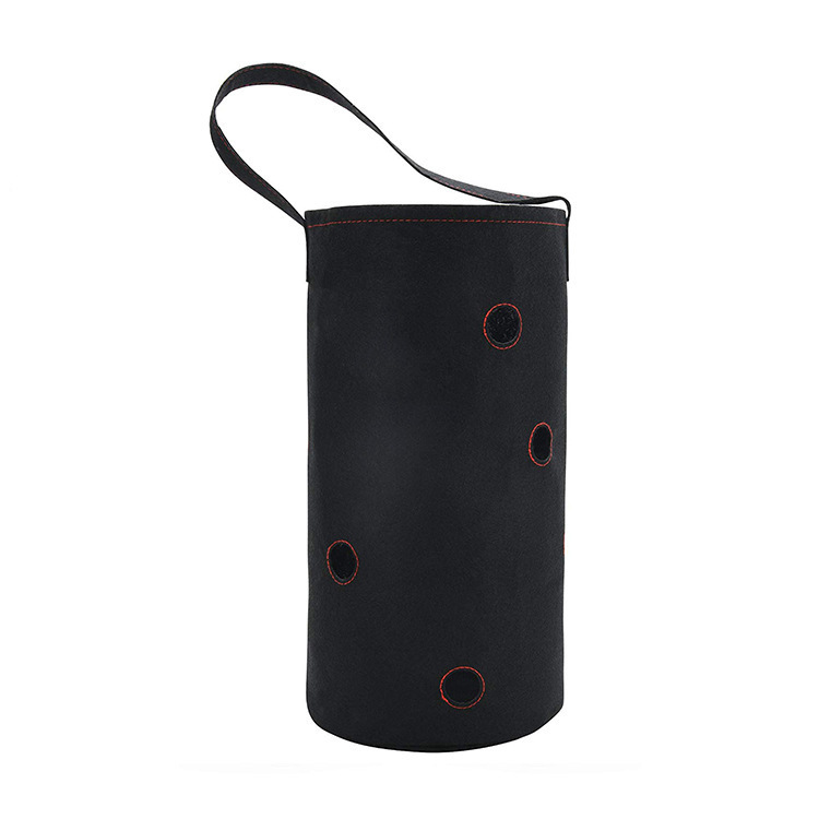 Bolsa de plantación de fresa de interior fieltro bolsa de plantación engrosada Flor de plántulas olla nutrición maceta de plántulas