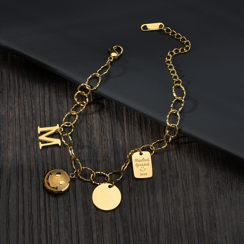 Nueva Pulsera Coreana Con Cara Sonriente display picture 10