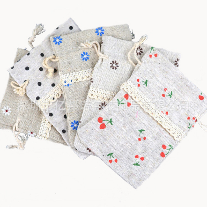 长期销售 麻布包装袋 麻布袋 小麻布袋 礼品麻布束口袋批发