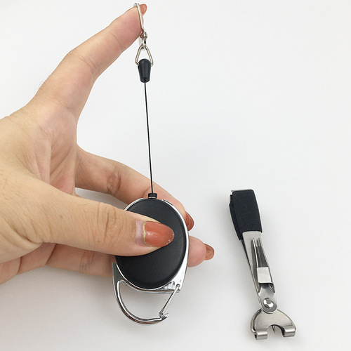 Sub-line clip multi-function guide pin line cutter fish line clip four-in-one sub-line cutter knotting and tying line unwinding hook grinder wholesale