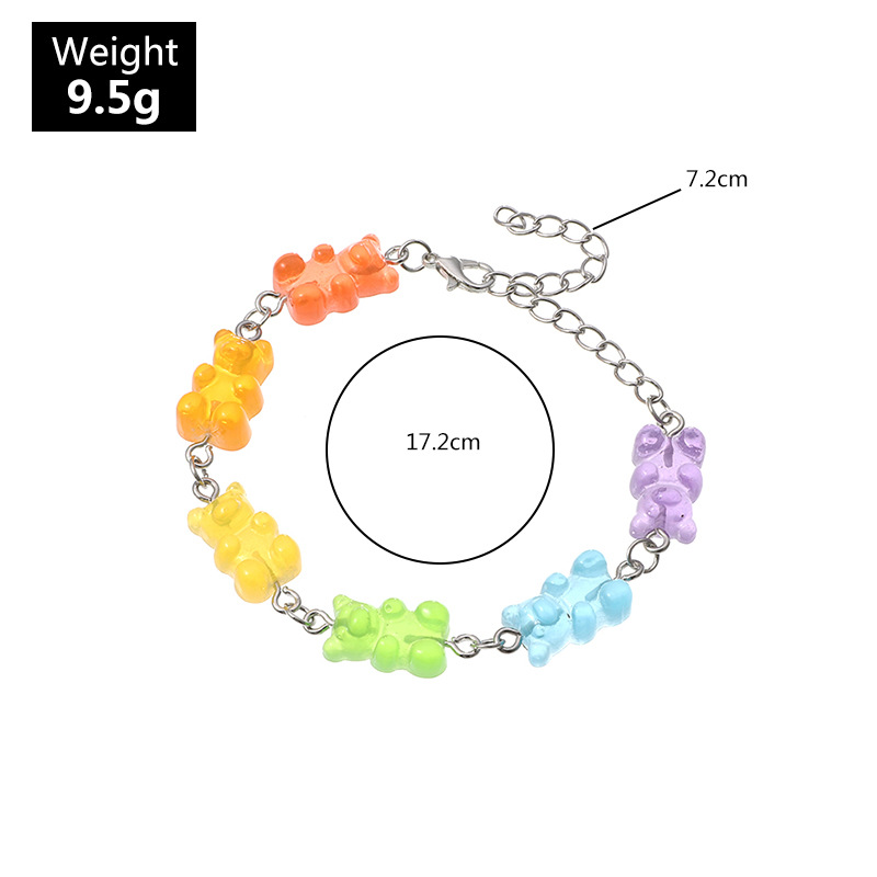 Fashion Bear Alloy No Inlaid Women's Bracelets display picture 1