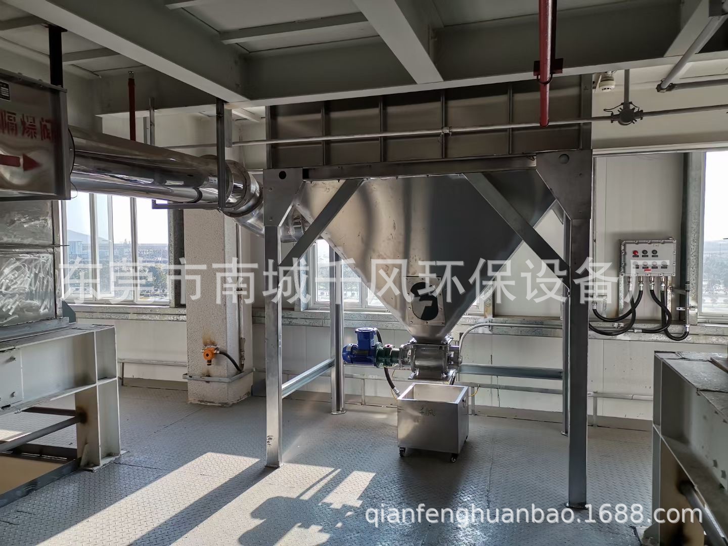 珠海中央除尘器不锈钢脉冲袋式脱硫吸尘设备废气处理布袋集尘机