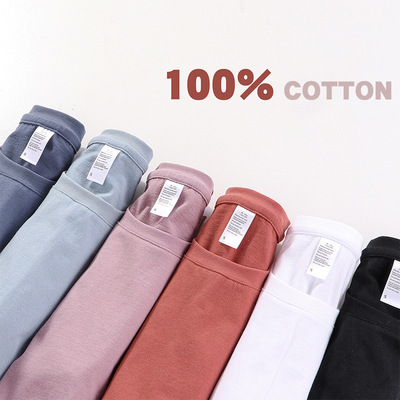 man new pattern Short sleeved pure cotton Primer men and women Explosive money Simplicity Trend Korean Edition leisure time Versatile Harbor Wind summer