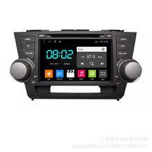 厂家直销车载MP5导航适用于丰田汉兰达07-14款安卓DVD双锭一体机