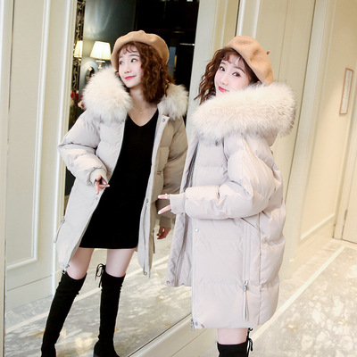 羽绒棉服女中长款2020冬装新款韩版宽松显瘦面包服棉衣棉袄外套潮