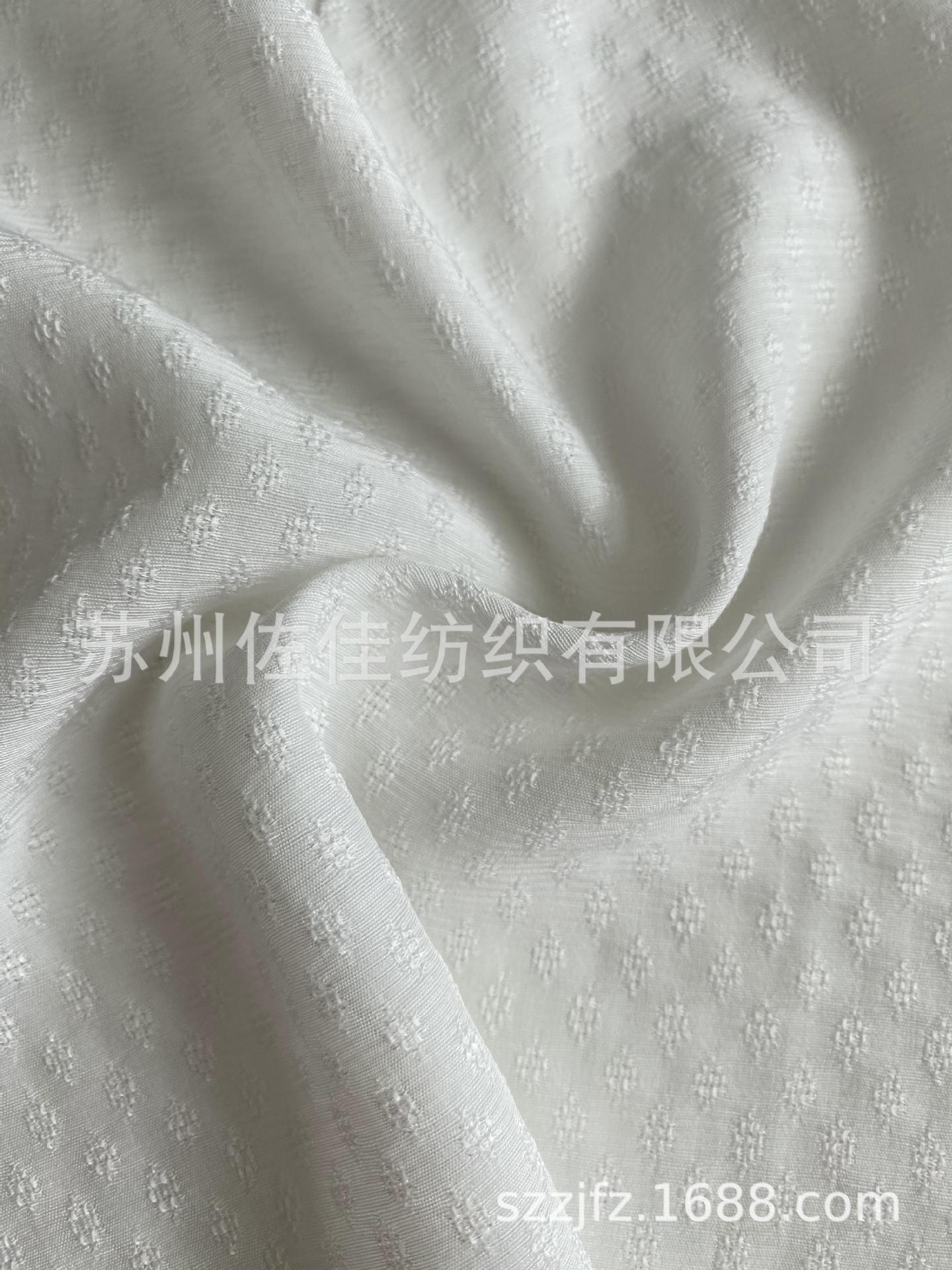 长期衬衫连衣裙女装面料成品 镂空仿铜氨面料/提点提花仿铜氨面料