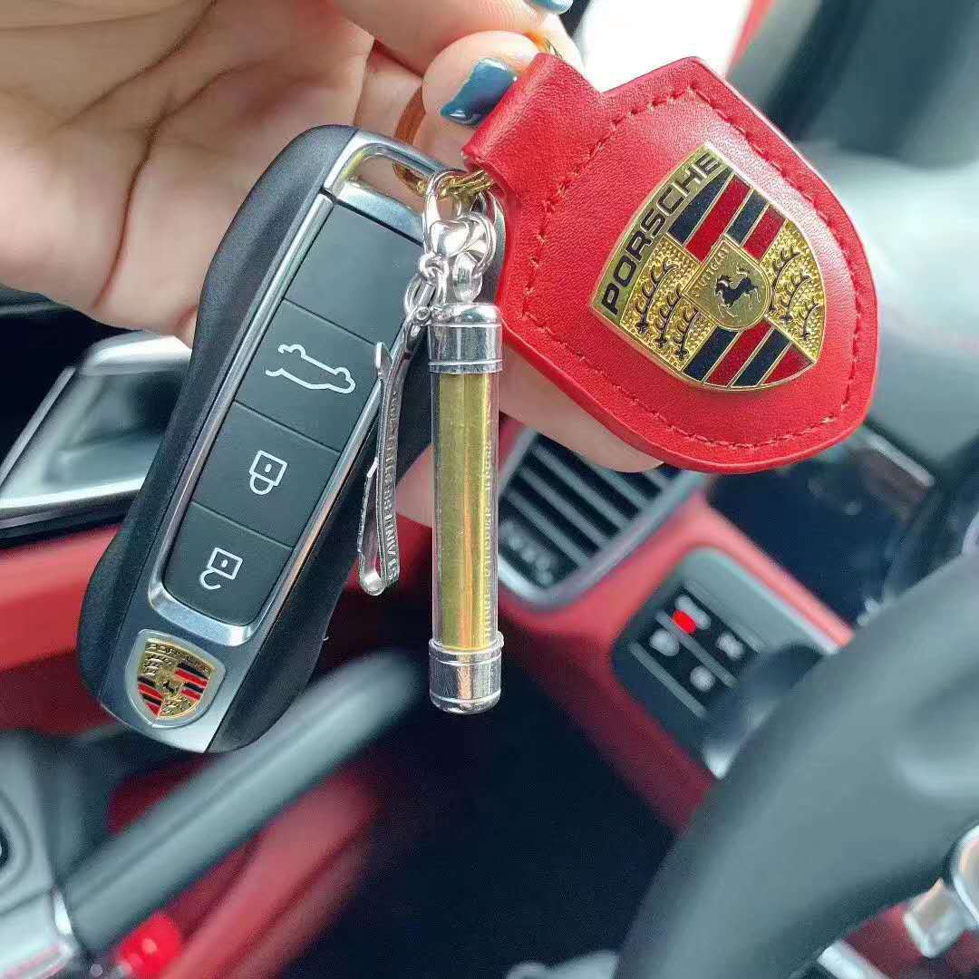 Authentic Thai Buddhist amulet, Longlian Temple, Tai Sui Talisman tube, animal year pendant