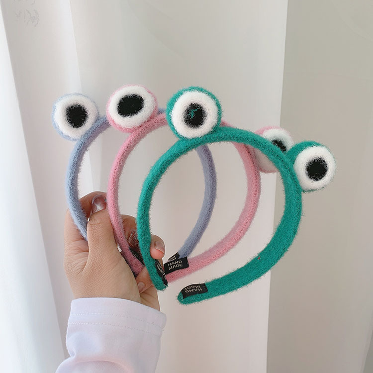 Plush Cartoon Frog Cute Headband display picture 9