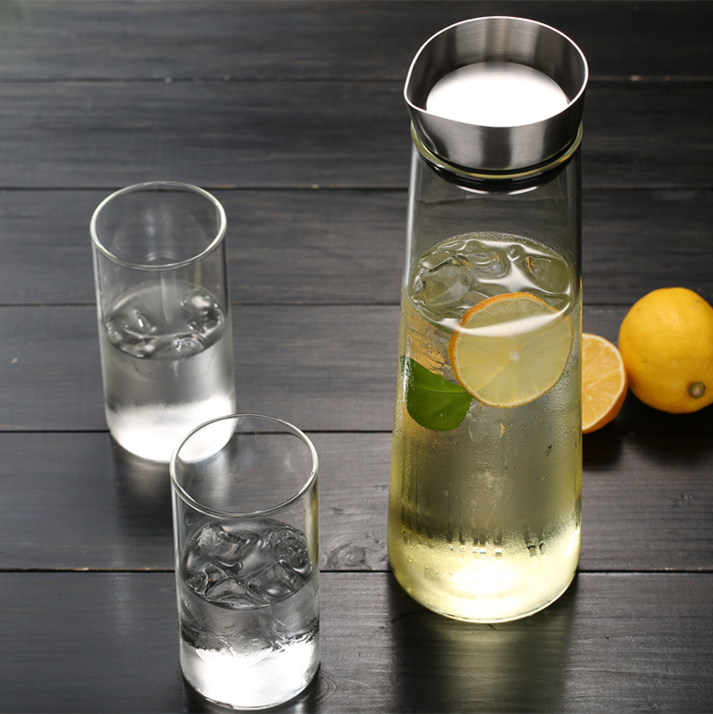 Botella de agua fría de gran capacidad hogar anti-fuga lateral botella de agua fría con tapa de acero inoxidable