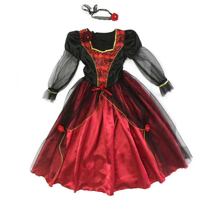 Peropero brand Amazon popular Halloween Costume vampire girl Princess Dress European and American children’s wear