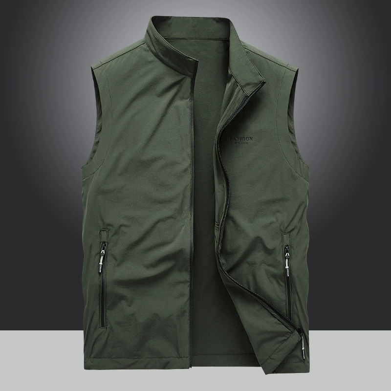 Мужской весенне-осенний Новый жилет, мужской повседневный жилет для молодежи, жилет для рыбалки на открытом воздухе, рубашка, модная мужская 2972