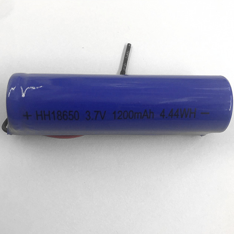 18650锂电池/锂充电电池1200mah/加保护板出线