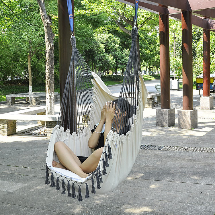 Dormitory Bed And Breakfast Hammock Swing Lazy Home Balcony Cradle Chair Internet Celebrity Outdoor Hanging Chair Hammock