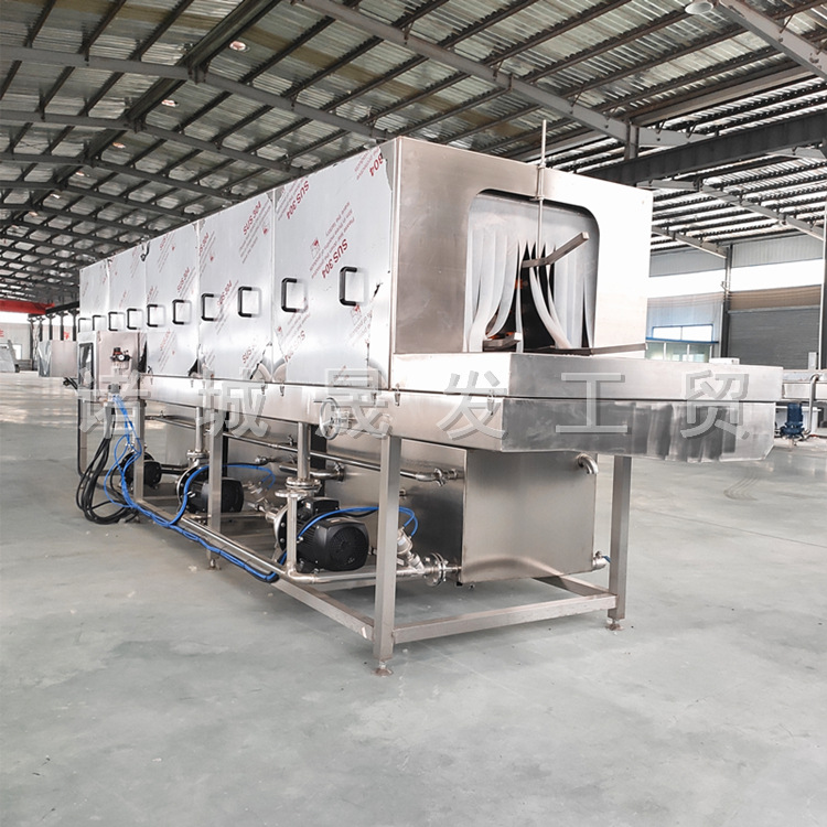 晟发工贸全自动洗筐机 鸡蛋托盘清洗机 厂家定制不锈钢洗筐机