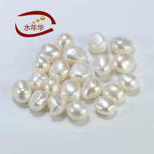 淡水珍珠散珠 12-13mm 半孔或无孔 baroque 两面光散珠