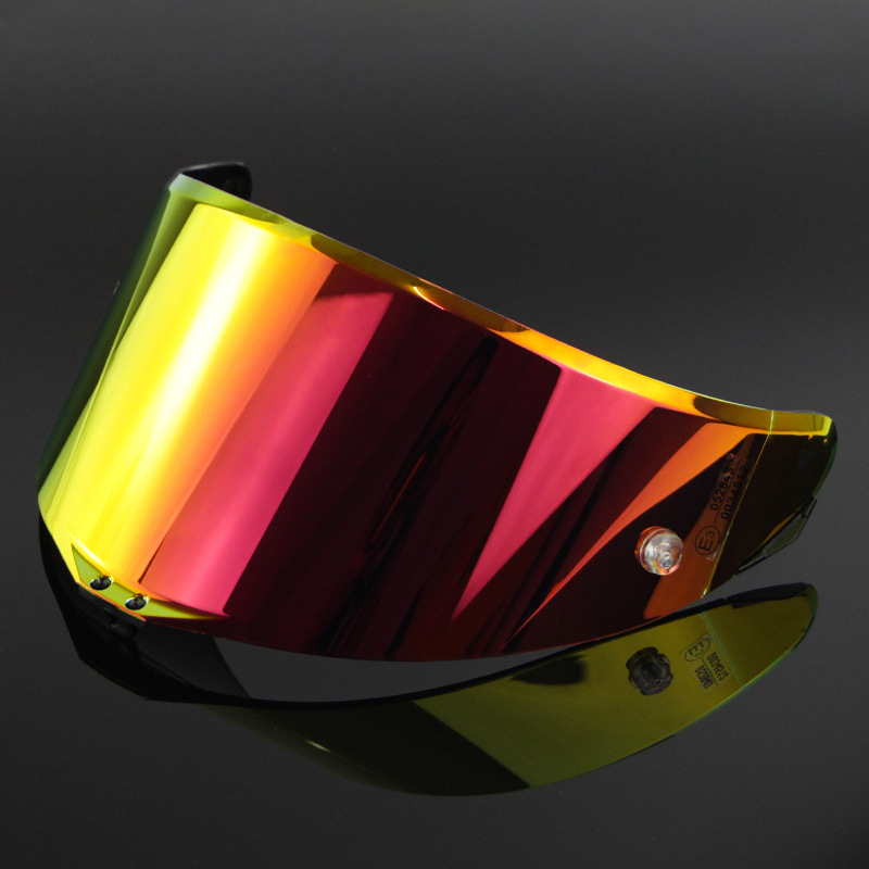 Pista Motorcycle Helmet Lens Gprr Corsa Dark Tea Electroplated Silver Goggles Motorcycle Helmet Lens in Stock
