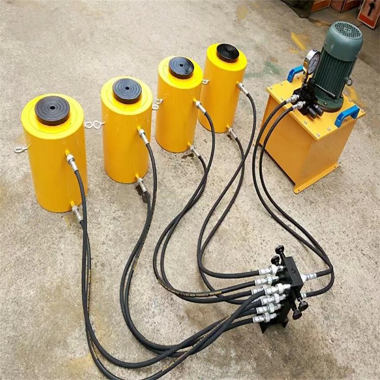 电动液压千斤顶 桥梁同步千斤顶 分离式液压千斤顶50T 100T 200T