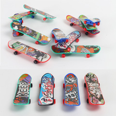 Factory Direct Supply Children's Smart Fun Stall Toys Finger Skateboard Creative Finger Skateboard Logo Customization