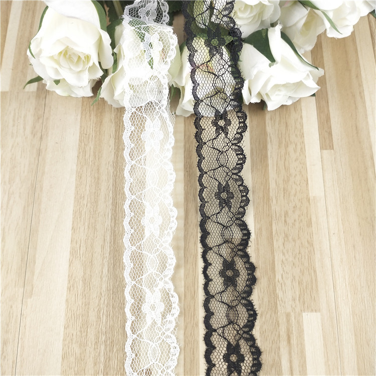 长期现货供应小梅花波浪边 2.5公分无弹蕾丝花边 福建裕德纺织179