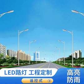 LED路灯农村道路照明户外壁灯定 制30W40W60W遥控式夜间指路灯