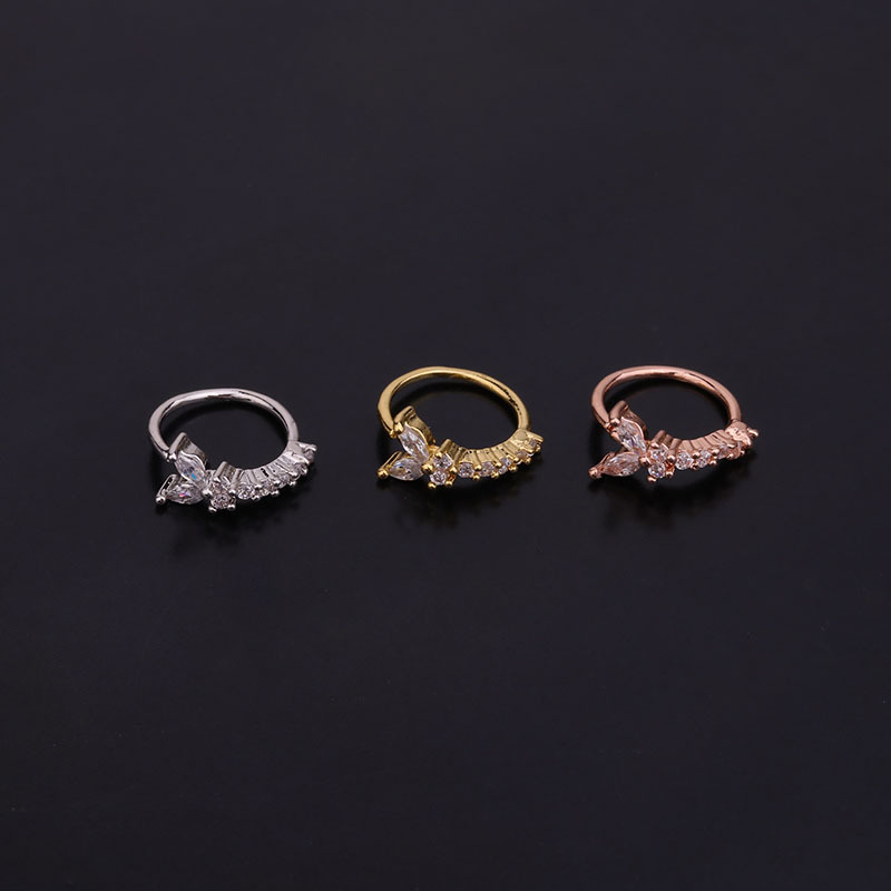 Korean  New Zircon Creative Earrings display picture 4