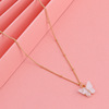 Brand accessory, acrylic cute necklace, chain for key bag , European style, internet celebrity
